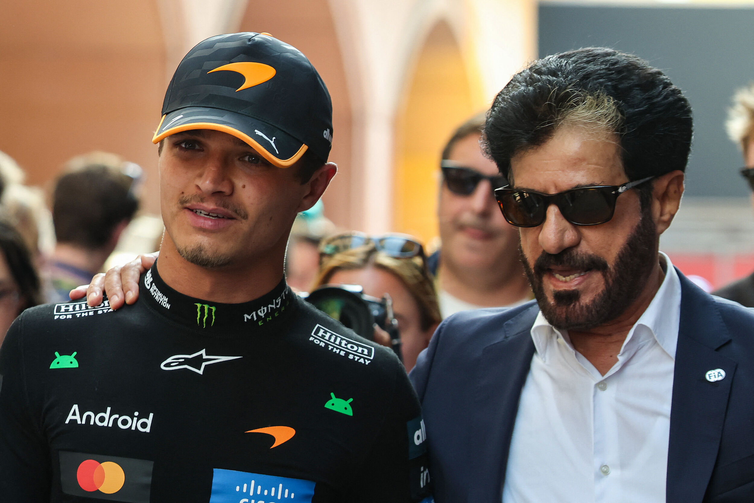Celebrities at the Formula One World Championship race weekend at the Circuit de Monaco in Monte-Carlo, Monaco