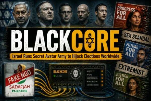 BlackCore: Israel Runs Secret Avatar Army to Hijack Elections Worldwide