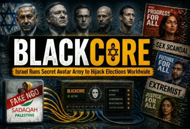 BlackCore: Israel Runs Secret Avatar Army to Hijack Elections Worldwide