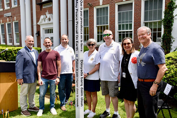 Bridgehampton UFSD Students Gather for Peace Pole Ceremony, Bridgehampton, New York, USA