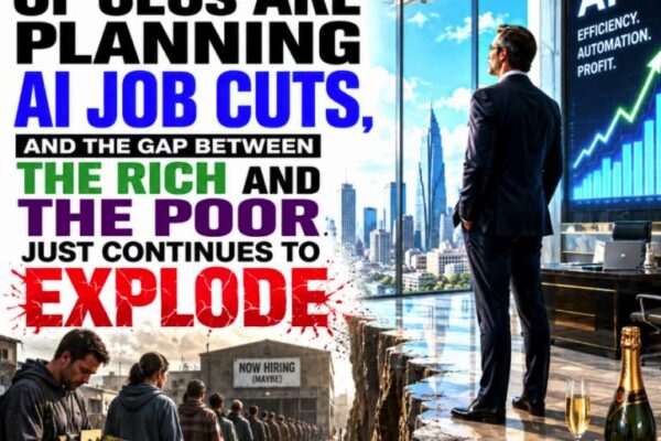 99 Percent Of CEOs Are Planning AI Job Cuts, And The Gap Between The Rich And The Poor Just Continues To Explode