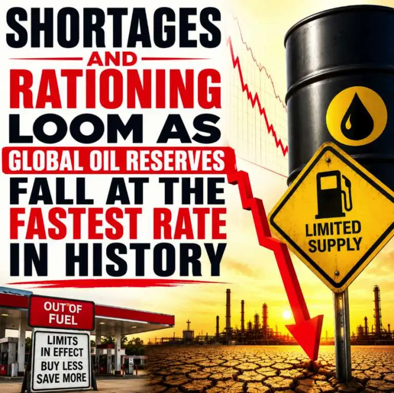 Shortages And Rationing Loom As Global Oil Reserves Fall At The Fastest Rate In History