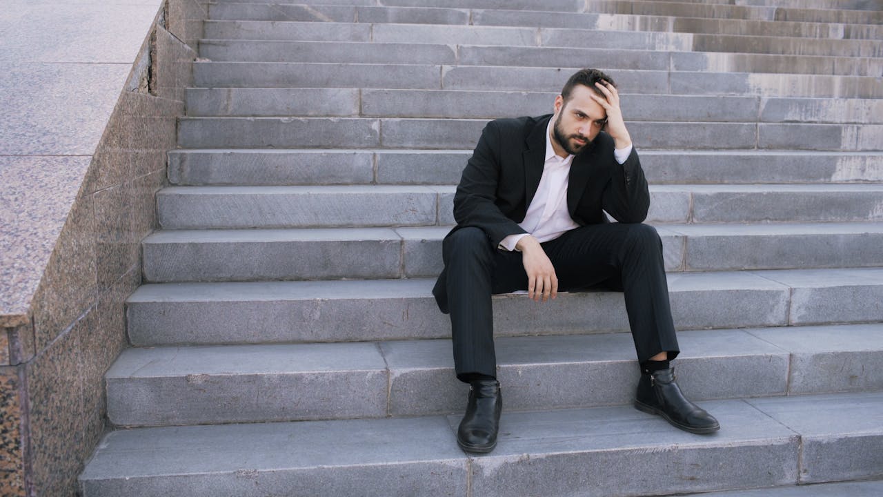 a man who has frequent out-of-body experiences, thinking about how to get rid of them 