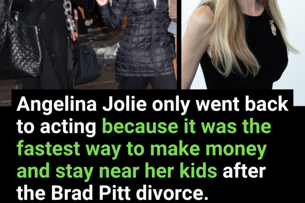 Angelina Jolie Only Went Back to Acting Because It Was the Fastest Way to Make Money and Stay Near Her Kids After the Brad Pitt Divorce