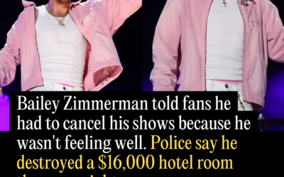 Bailey Zimmerman Told Fans He Had to Cancel His Shows Because He Wasn’t Feeling Well. Police Say He Destroyed a ,000 Hotel Room the Same Night