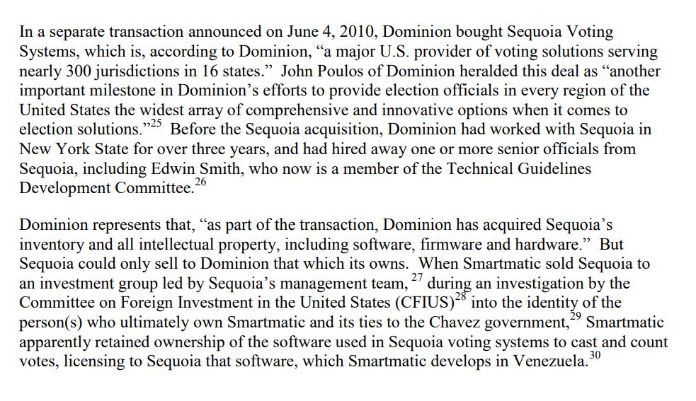 Dominion Voting Systems acquires Sequoia Voting Systems, enhancing its election solutions across 300 jurisdictions in 16 states, focusing on innovative voting technology and software.