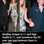 Bradley Cooper Is 51 and Gigi Hadid Is 31, and Somehow the 20-Year Age Gap Between Them Is Invisible bradley-cooper-is-51-and-gigi-hadid-is-31-and-somehow-the-20-year-age-gap-betwee-2