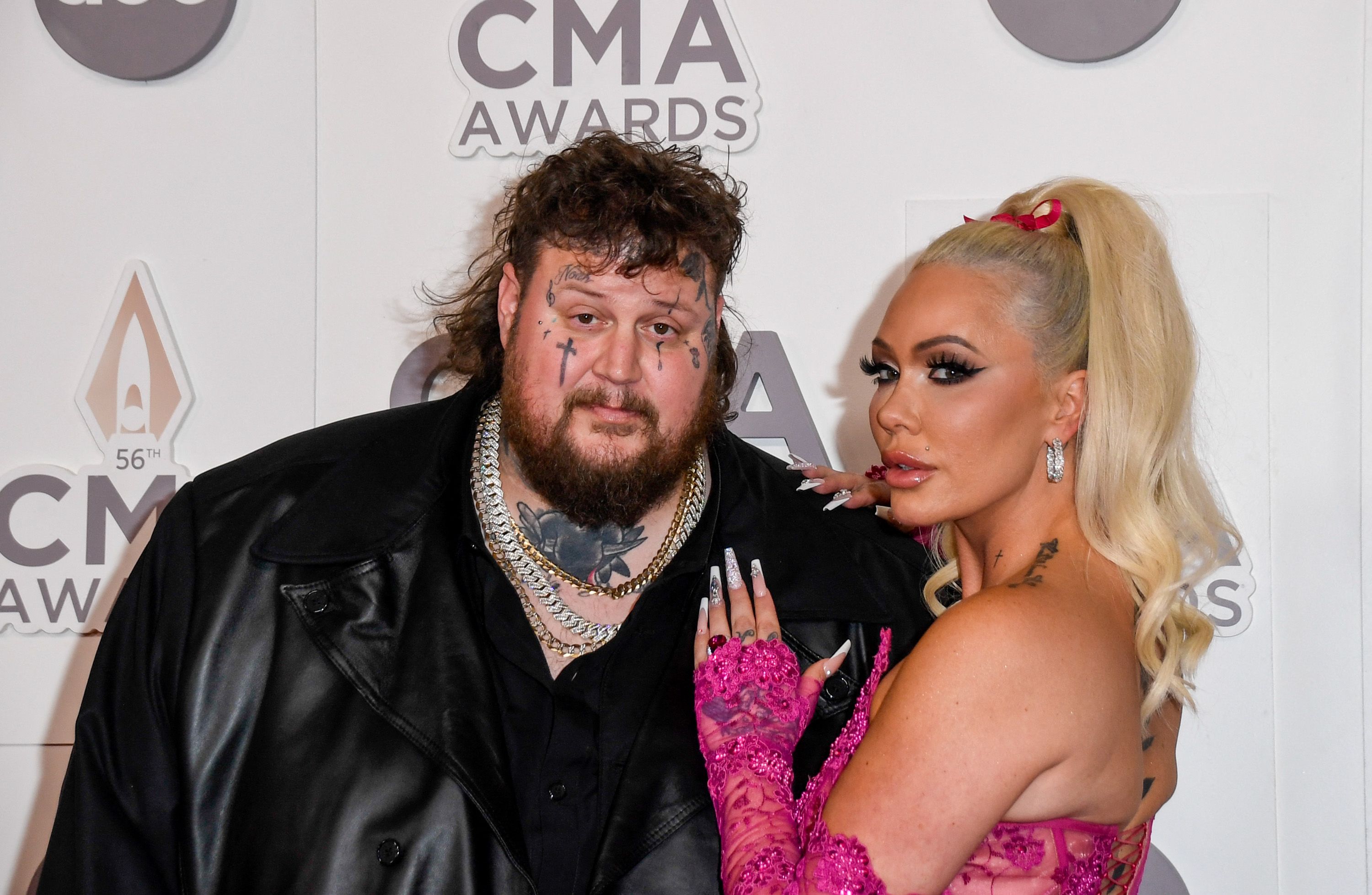 Guests arriving on the red carpet at the 56th Annual CMA Awards at Bridgestone Arena