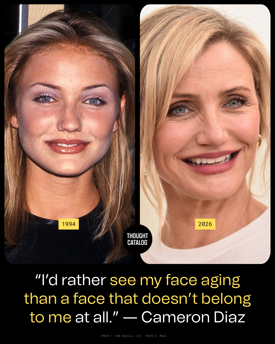 Cameron Diaz Said She’d Rather Watch Her Own Face Age Than Wear One That Doesn’t Belong to Her