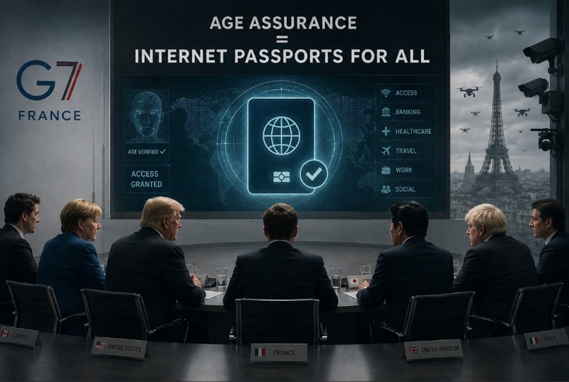 G7 leaders call for internet passports via ‘age assurance’ for everyone