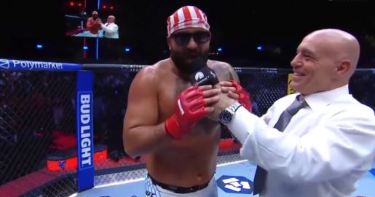 UFC Fighter Josh Hokit Wins Bout at White House Octagon – Then Tells Crowd, “Michelle Obama Is a Man”