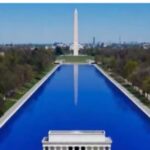 (VIDEO) Leftists Vandalize Trump’s Newly Renovated Reflecting Pool by Cutting Blue Sealant Out and Writing “86 47” Message – Man Arrested img_4716-1200x630-2