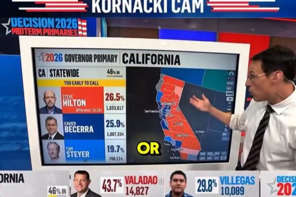 California Primary: Republican Gubernatorial Candidate Steve Hilton Takes the Lead as Ballots Trickle In