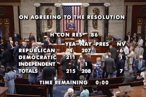 BREAKING: House Passes Resolution to End War with Iran – These FOUR Republicans Voted with Democrats