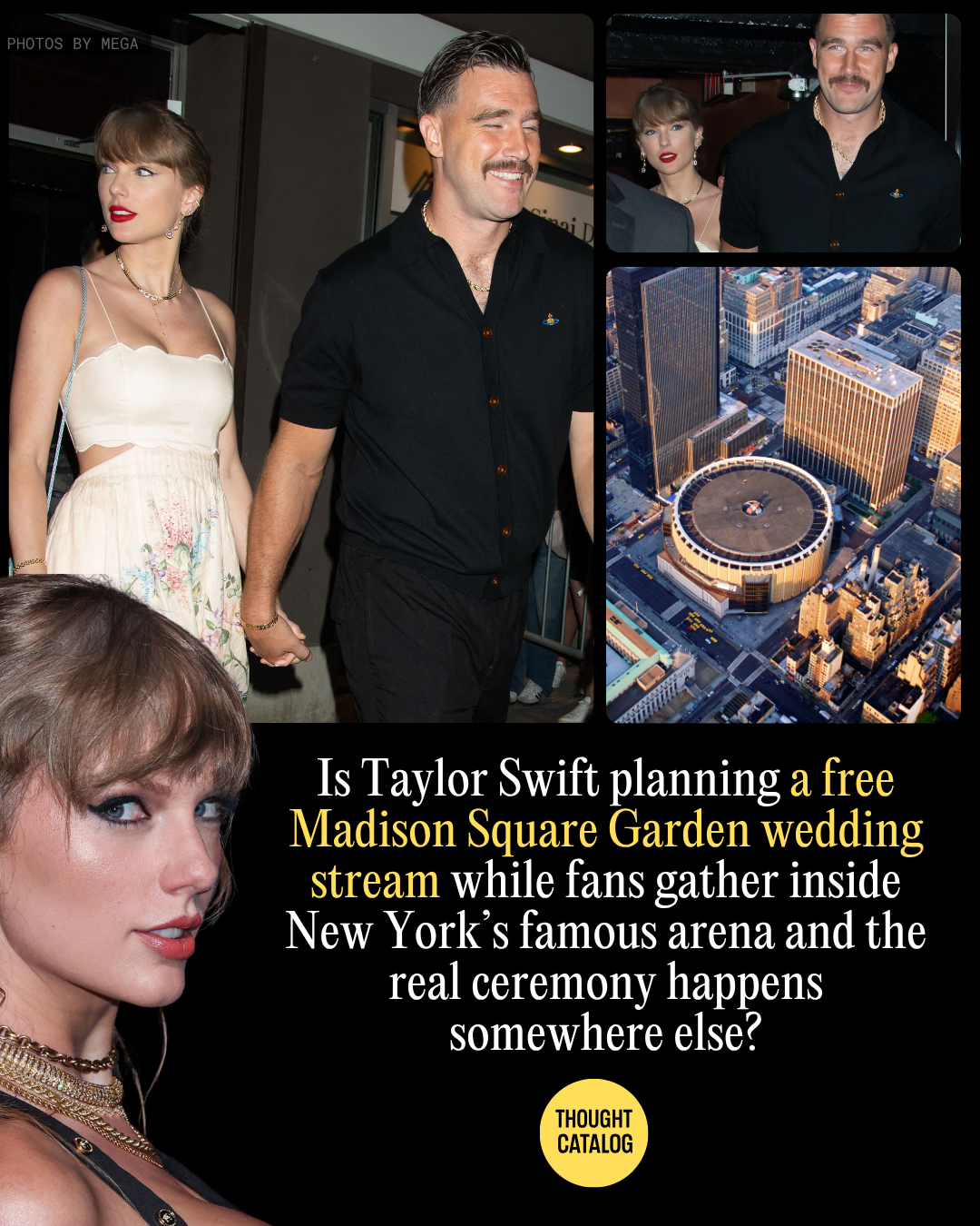 Is Taylor Swift Planning a Free Madison Square Garden Wedding Stream While Fans Gather Inside New York’s Famous Arena and the Real Ceremony Happens Somewhere Else?