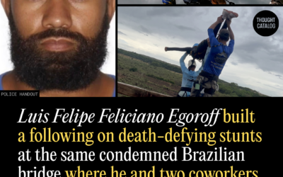 Luis Felipe Feliciano Egoroff Built a Following on Death-Defying Stunts at the Same Condemned Brazilian Bridge Where He and Two Coworkers Allegedly Killed a 21-Year-Old