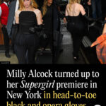 Milly Alcock Turned Up to Her Supergirl Premiere in New York in Head-To-Toe Black and Opera Gloves milly-alcock-turned-up-to-her-supergirl-premiere-in-new-york-in-head-to-toe-blac-2