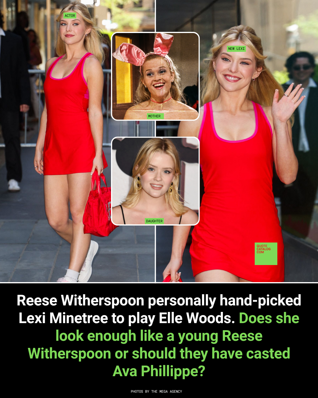 Reese Witherspoon Personally Hand-Picked Lexi Minetree to Play Elle Woods. Does She Look Enough Like a Young Reese Witherspoon or Should They Have Casted Ava Phillippe?