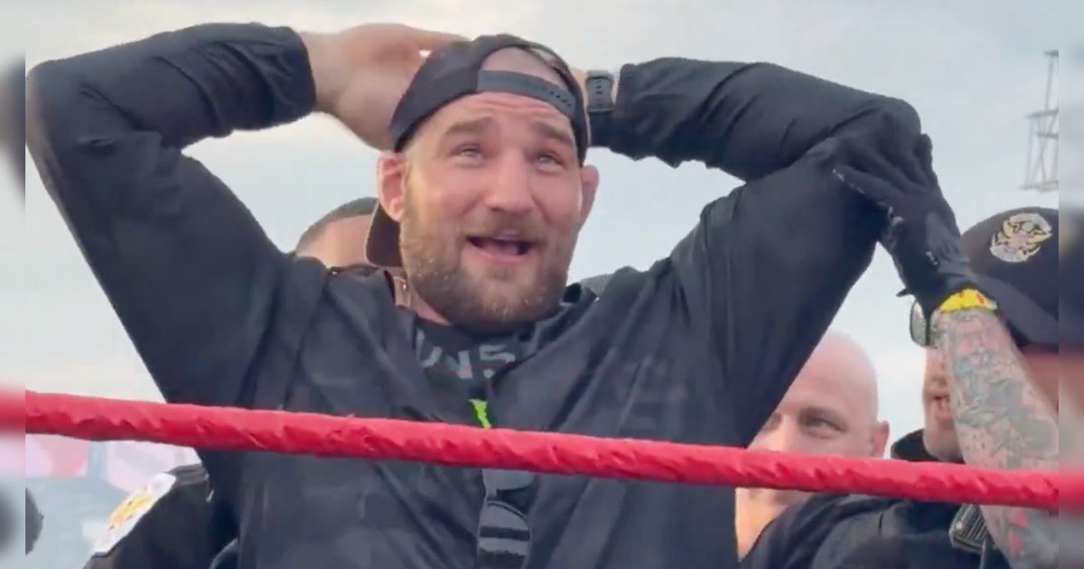 U.S. Marshals Remove UFC Champion Sean Strickland from UFC Fan Fest (VIDEO)