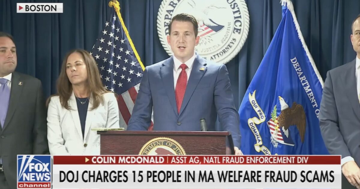 JUST IN: Trump DOJ Charges 15 in .4 Million Massachusetts Benefit Fraud Scheme – 11 Illegal Aliens Living Under Stolen Identities to Steal SNAP Food Stamps, Medicaid, Disability & Unemployment Benefits