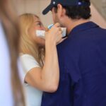 Sydney Sweeney Handed Out Free Froyo for Her Lingerie Brand in Jeans the Morning After Game 4 of the NBA Finals sydney-sweeney-handed-out-free-froyo-for-her-lingerie-brand-in-jeans-the-morning-2