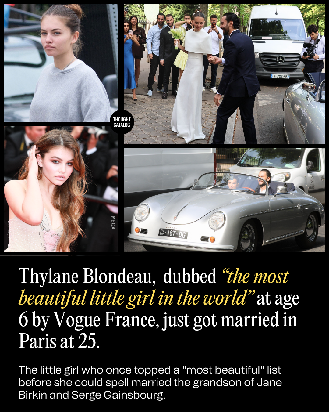 Thylane Blondeau, Once Dubbed “The Most Beautiful Little Girl In The World” at Age 6 by Vogue France, Just Got Married in Paris at 25