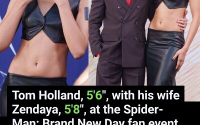 Tom Holland, 5’6″, With His Wife Zendaya, 5’8″, at the Spider-Man: Brand New Day Fan Event in Berlin