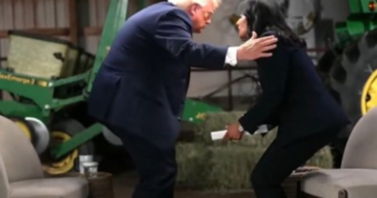 FIREWORKS! “I’ve Had Enough, Thank You Darling!”- President Trump Epically SHUTS DOWN a Whimpering Kristen Welker During Hostile Interview and Walks Out (VIDEO)