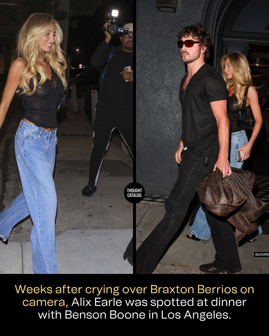 Weeks After Crying Over Braxton Berrios on Camera, Alix Earle Was Spotted at Dinner with Benson Boone