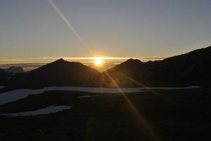 Photos of Sunrise at Mt. Rainier National Park in Washington State