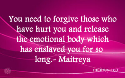 Maitreya Quote on How to Be Free from Enslavement
