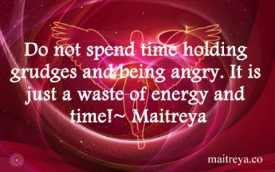 Maitreya Quote on Letting Go of Grudge