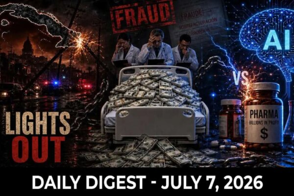 Cuba’s Grid Collapses, HHS Uncovers .5 Billion Hospice Fraud, AI to Compete with Big Pharma
