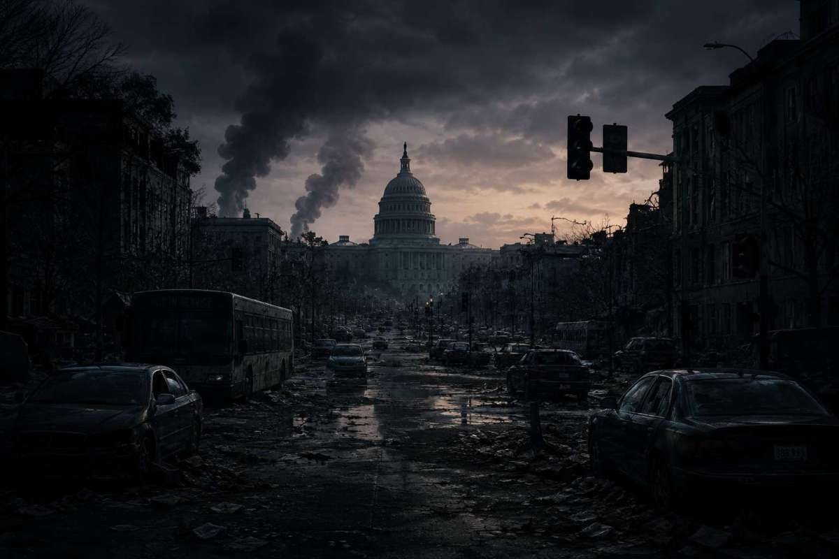 The Six Stages of America’s Collapse After the Day the Lights Never Came Back