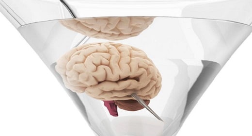 More Alcohol, Less Brain: Association Begins With An Average of Just One Drink a Day