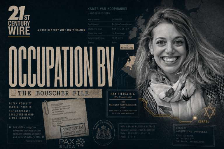 Occupation BV: The Dutch Infrastructure Behind Israel’s War Economy