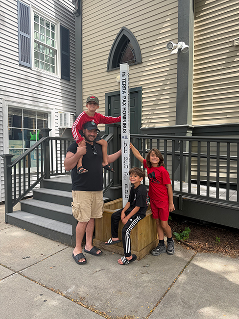Peace Found Us in Plymouth, Massachusetts, USA.
