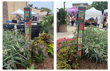 Peace Message Colorfully Displayed in Canandaigua, New York, USA
