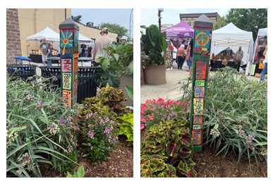 Peace Message Colorfully Displayed in Canandaigua, New York, USA