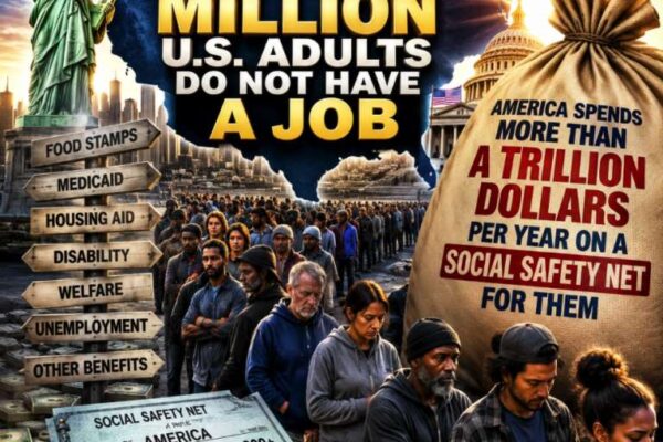 111 Million U.S. Adults Do Not Have A Job And America Spends More Than A Trillion Dollars Per Year On A Social Safety Net For Them