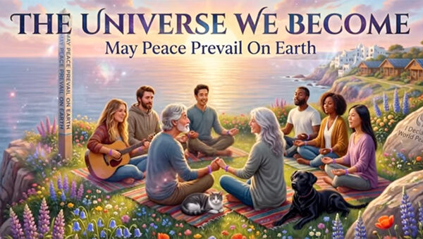 The Peace Pole Project Where Within The Universe We Become the Utopian Dreamer.
