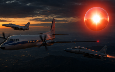 When a glowing UFO outmaneuvered a Pan Adria Airliner and MiG-21 Interceptors