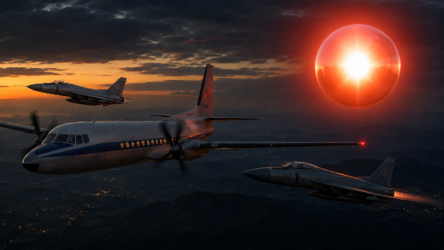 When a glowing UFO outmaneuvered a Pan Adria Airliner and MiG-21 Interceptors