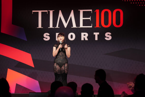 Alysa Liu Stunned in a Sheer Black Lace Cheongsam in NYC, Appearing to Catch Prince Harry Completely Off Guard