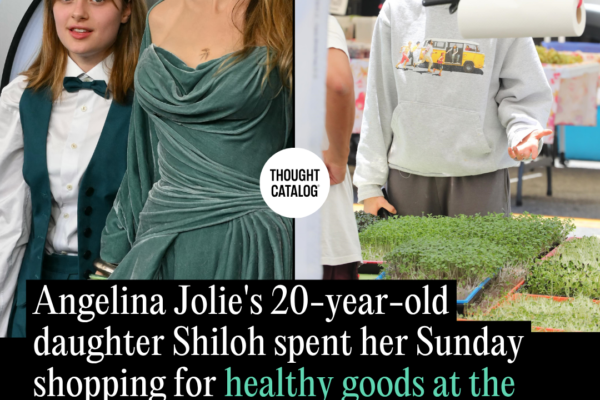 Angelina Jolie’s 20-Year-Old Daughter Shiloh Spent Her Sunday Shopping for Healthy Goods at the Studio City Farmers Market