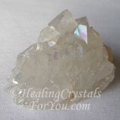 Anandalite or Aurora Quartz High Vibration Rainbow Quartz