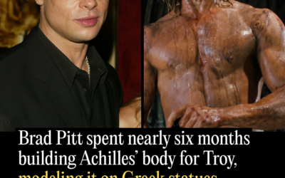 Brad Pitt Spent Nearly Six Months Building Achilles’ Body for Troy, Modeling It on Greek Statues Instead of Modern Bodybuilders