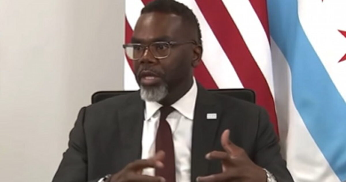 Crazy Chicago Mayor Brandon Johnson Now Pushing for Reparations Over ICE Raids (VIDEO)