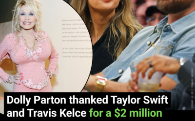 Dolly Parton Thanked Taylor Swift and Travis Kelce for a  Million Donation to Her Imagination Library, Then Asked for Their Firstborn