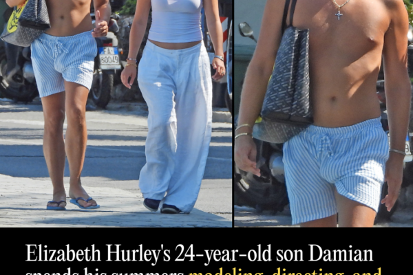 Elizabeth Hurley’s 24-Year-Old Son Damian Spends His Summers Modeling, Directing, and Lounging Shirtless on the Italian Riviera